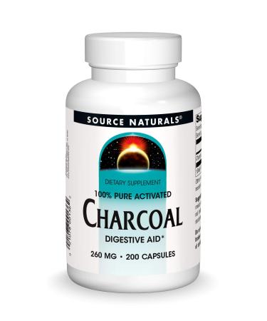 Source Naturals Charcoal 260 mg 200 Capsules