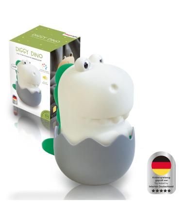 Megalight LED Nachlicht Kinder |Night light baby toy tested |Still light RGB color change dimmable touch |Night lamp USB sound effect |Diggy Dino