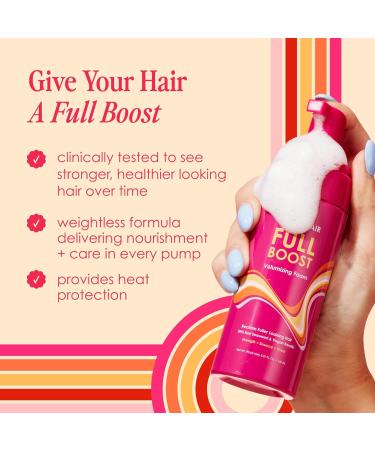 Grande Cosmetics Volumizing Hair Foam For Instant Volume Body & Fuller Looking Hair Hair Mousse for Curly Hair Defines Curls Non-sticky 5.07 Ounce - Buy Online on GoSupps.com