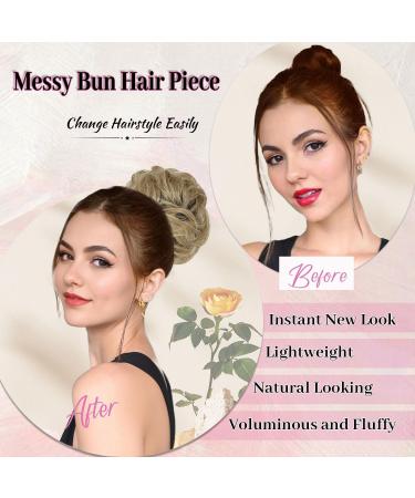 Fulang 5-Pack Large Bun Hairpieces with Elastic Band - Wavy Natural Synthetic Hair Scrunchies for Women - Messy Bun Hair Extensions & Updos (27/86) - Buy Online on GoSupps.com