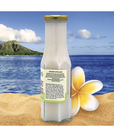 Dip into Paradise Gourmet Coconut Fruit Syrup - Made in Hawaii - 10 oz - Buy Online on GoSupps.com