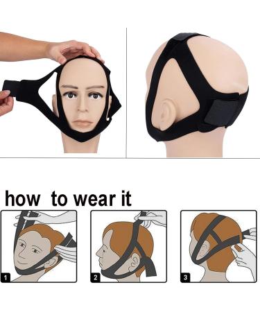 IBLUELOVER Anti Snoring Chin Strap - Adjustable Snore Stopper for Men, Women, and CPAP Users - Breathable Snoring Solution Belt - Buy Online on GoSupps.com