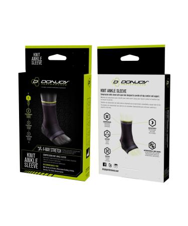 Buy DonJoy Performance Knit Ankle Sleeve - Lightweight Compression for Ankle Sprains Strains Arthritis - International Shipping Available - Medium Size - Buy Online on GoSupps.com