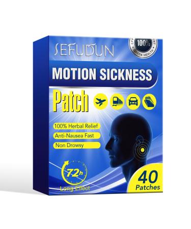 80-pack of motion sickness tablets anti-nausea seasickness patches to relieve vomiting nausea and dizziness caused by car boat and airplane travel
