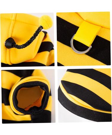 Funny Bumblebee Dog Costume - Cute Hoodie for Puppies | Christmas Pet Clothing - Buy Online on GoSupps.com