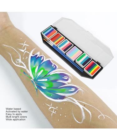  Rosvola Body Paint Kit Bright Colors Safe Body Paint Palette 60g Water Based for Party Cosplay - Buy Online on GoSupps.com