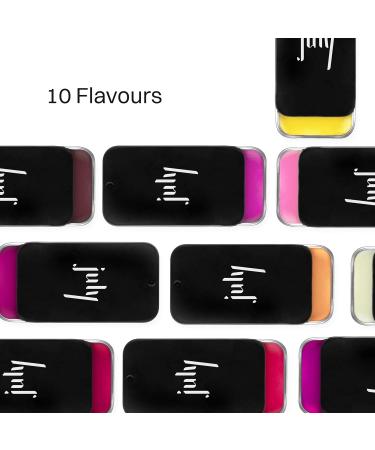 July Mango Crush Lip Balm - 24hr Moisturization for Dry Lips SPF 15 Enriched with Jojoba & Almond Oil - Hydrate & Lighten - 10g - Buy Online on GoSupps.com