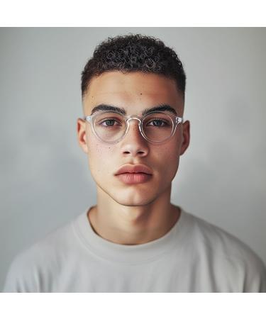 LONDON MOLE Graduate Reading Glasses | Stylish Round Eyewear for Men & Women | Unisex Cool Readers with Spring Hinges | +1.5 Magnification - Buy Online on GoSupps.com