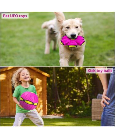 Vnklomes Flying Saucer Ball for Dogs - Interactive Frisbee Toy for Training & Play | Best Dog Toy for Fun & Exercise - Buy Online on GoSupps.com