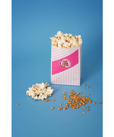 50 Pack Popcorn Boxes - Red White Beige Striped Snack Bags for Parties Weddings & Gifts - Perfect Paper Containers for Sweets & Treats - Buy Online on GoSupps.com