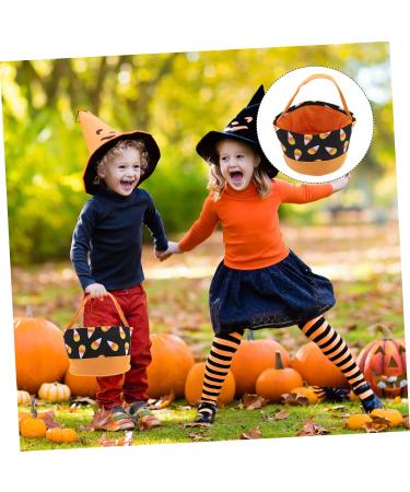 Holibanna 1pc Handbag Candy Bags Baskets for Kids Basket for Kids Polyester Bag Pumpkin Child Decorate - Buy Online on GoSupps.com