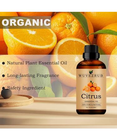 Organic Citrus Essential Oil 30ML - Pure Natural Aromatherapy Diffuser | Shop Now - Buy Online on GoSupps.com