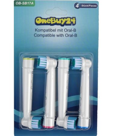 Onebuy24 Poeting Brush Heads for Oral-B Electric Toothbrushes - Compatible with Precision Clean Vitality & Professional Care - 8 Pack - Buy Online on GoSupps.com