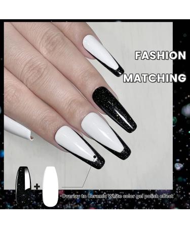 Likomey Gel Nail Polish 15ml - Colorful Black Glitter | Soak Off UV Gel for Salon & Home Manicures - Buy Online on GoSupps.com