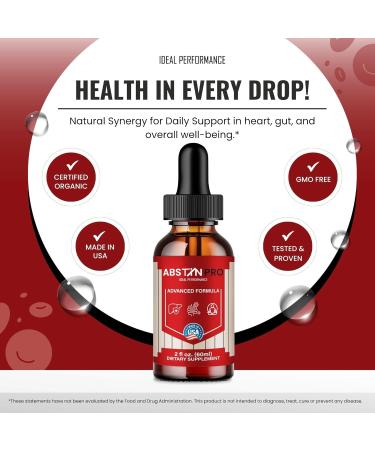 AbstinPro Drops Abstin Pro Dropper for Gut Health & Digestion Support Supplement All Natural Advanced Formula Liquid Drops Maintain Digestive Health & Comfort AbstinPro Reviews (5 Pack) - Buy Online on GoSupps.com