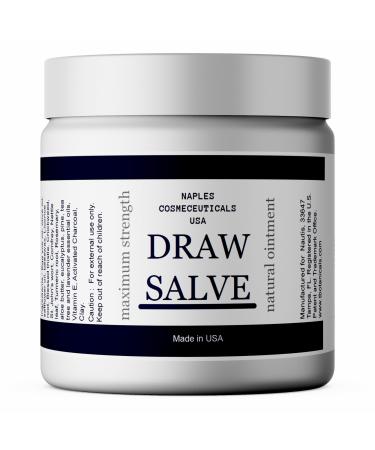 Drawing Salve for Boil Ease Cysts Splinters Burns Poison Ivy Ingrown Hair Fast Draw Ointment (2 oz) 2 Ounce (Pack of 1)