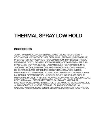 Redken Thermal Spray 11 Low Hold - Smoothing Holding Spray for All Hair Types - 8.5 Fl Oz - Buy Online on GoSupps.com