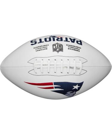 Wilson NFL Logo Autograph Football | Live New England Patriots Collectible - International Shipping Available - Buy Online on GoSupps.com