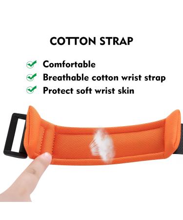 Locisne Anti Lost Wrist Link 2 Pack Toddler Safety Harness, 5.9ft - Blue+Orange - Buy Online on GoSupps.com