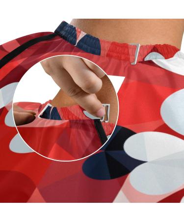 Waterproof Barber Cape - Valentine's Day Heart & Cheetah Haircut Bib for Men | Unisex Hair Cutting Cape - Buy Online on GoSupps.com