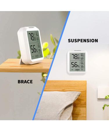 Inkbird IndoorI Thermometer Hygrometer  Max & Min Records for Reptiles  TH-20 Digital Room Thermometer Humidity Gauge with Temperature and Humidity Monitor for Guitar Ukulele Fridge - Buy Online on GoSupps.com