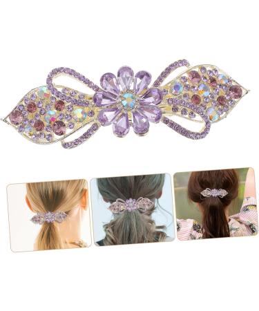 Ipetboom Hairpins Hair Volume Clip Fixing Hairstyles Hair Clip Wear-resistant Hair Clip Tiara Hair Barrettes Rhinestones Hair Clips for Women Formal Bling Hair Clips Alloy Hair up - Buy Online on GoSupps.com