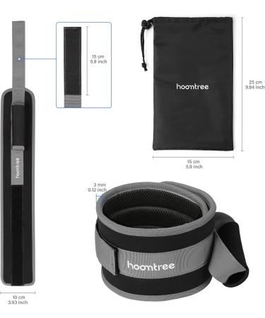 Hoomtree Leg Lifter Strap 2PCS for Limited Mobility Thigh Lifter Strap with Padded Grip and Loop Improve Range of Motion Knee Hip Surgery Recovery Aids for Disabled Get in and Out of Bed Wheelchair 2 pack Gray - Buy Online on GoSupps.com