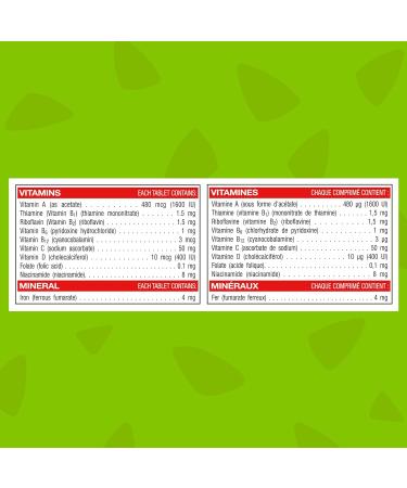 Flintstones Plus Iron Multivitamins 60 Chewable Tablets - Essential Daily Nutrition - Buy Online on GoSupps.com