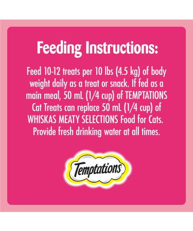 Temptations Adult Cat Treats Assorted Variety Pack 510g (6x85g Pack) 510 g (Pack of 1) Beef - Chicken - Seafood - Mix-ups Cat Treats - Buy Online on GoSupps.com