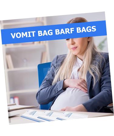 ULTECHNOVO 100pcs Car Trash Bag Disposable Vomit Bags - Motion Sickness & Emesis Bags for Kids - Buy Online on GoSupps.com