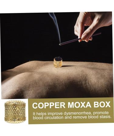Beavorty 10-Piece Cardboard Smokers & Moxa Holder Tool | Smoke-Free Moxa Storage & Heat Box for Massage | Durable Metal & Copper Design - Buy Online on GoSupps.com