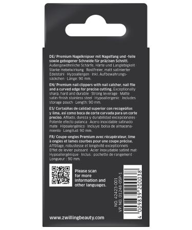 Twin Nail Clipper for Thick Nails - Rust-Free Stainless Steel 90mm Premium Foot & Finger Clipper - Buy Online on GoSupps.com