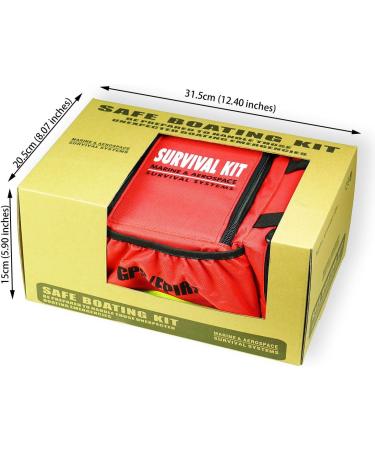 Goglobe Boat Safety Kit - Essential Marine Safety Gear for Boating, Sailing, Kayaking & Fishing - Buy Online on GoSupps.com