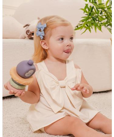 Jollybows 20 Pieces 5cm Baby Girls Hair Loops & Mini Clips | Cute Hair Accessories for Kids & Teens - International Shipping Available - Buy Online on GoSupps.com