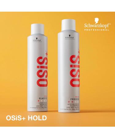 OSiS+ Elastic Light Hold Hairspray | Heat Protection and Shine All Hair Types Unscented 9 Fl Oz (Pack of 1) - Buy Online on GoSupps.com
