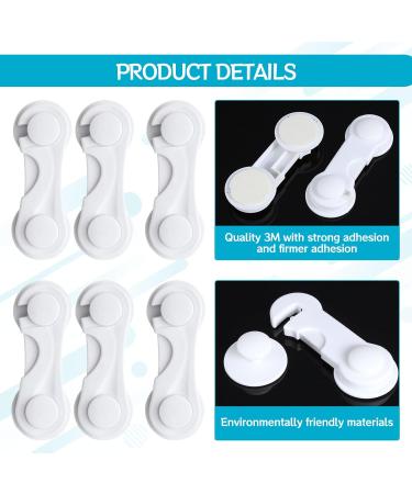 10 Pcs Kitchen Cupboard Locks for Children Adhesive Safety Locks for Cupboards Baby Locks Cupboard Child Locks Baby Safety Locks Suitable for Wardrobe Cupboard Drawer and Refrigerators - Buy Online on GoSupps.com