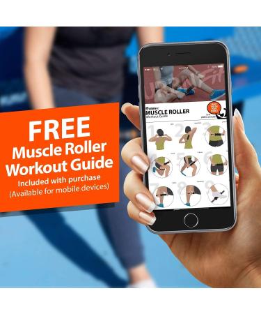 URBNFit Muscle Roller - Massage Stick for Sore Muscles Deep Tissue Leg  Body Rollers - Massager for Athletes Yoga Physical Therapy Recovery with Free Workout Guide Wide Teal - Buy Online on GoSupps.com