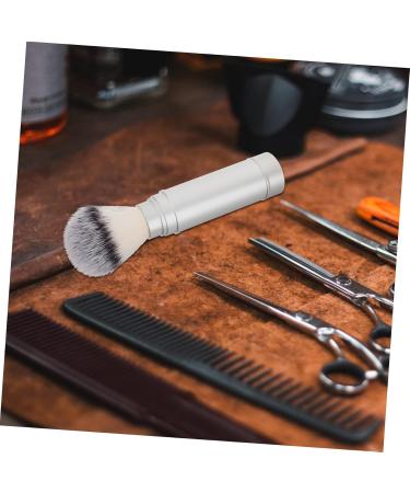 Premium Hemoton Mens Shaving Brush - Soft Fur Beard & Mustache Brush for Men Travel-Friendly Metal Design Ideal for Perfect Shaves - Buy Online on GoSupps.com