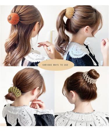 3Pcs Birds Nest Hair Clips & Velvet Plate Hair Pins Set - Fashion Hair Accessories for Women & Girls - Multicolor - Buy Online on GoSupps.com