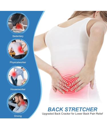 Back Extensor 2024 - Adjustable Neck & Back Support for Herniated Discs & Scoliosis | Multi-Level Lumbar Vertebrae with Massage Wheels - International Shipping - Buy Online on GoSupps.com