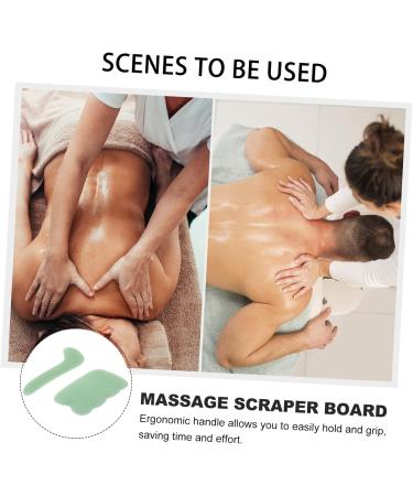 Beaupretty 2pcs Gua Sha Massage Kit - Jade Eye Scraping Boards for Healthy Skin | Facial Massage Tools (8.7x5.1cm - Buy Online on GoSupps.com