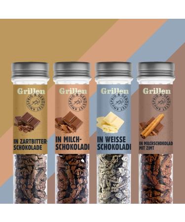  SENS Sens Grilled Crickets Edible Insects Insects for Eating Chocolate Coated Insect Tasting Set Party Challenge Snack - Buy Online on GoSupps.com