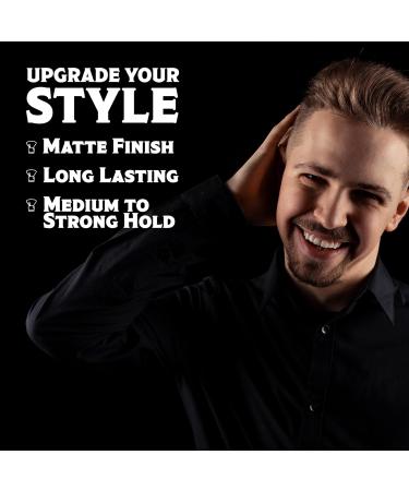50/50 Matte Styling Paste | Ultra Strong Hold Hair Pomade for Men | Water-Based Non-Greasy Formula (2oz) - International Shipping Available - Buy Online on GoSupps.com