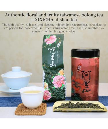 Buy XIXICHA Alishan Oolong Tea - Grade AAA Loose Leaf High Mountain Floral & Fruity Aroma 5.29oz (150g) - Premium Taiwanese Green Tea - Buy Online on GoSupps.com
