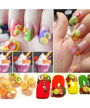 BANGSUN 10000 Sticks 3D Nail Art | Cute Fruit Pattern Polymer DIY Decorations for Stunning Nail Designs - International Shipping Available - Buy Online on GoSupps.com