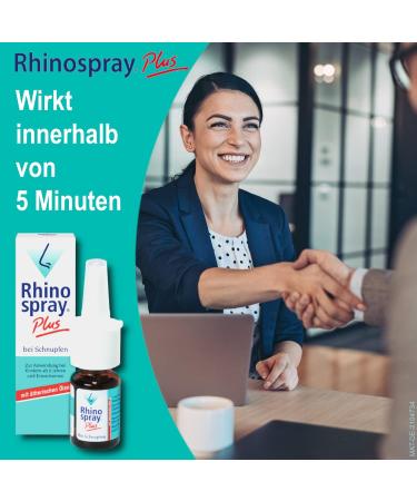 Rhinospray Plus - Instant Relief for Runny Nose & Sinus Inflammation | Tramazoline & Essential Oils | 2 x 10ml - Buy Online on GoSupps.com