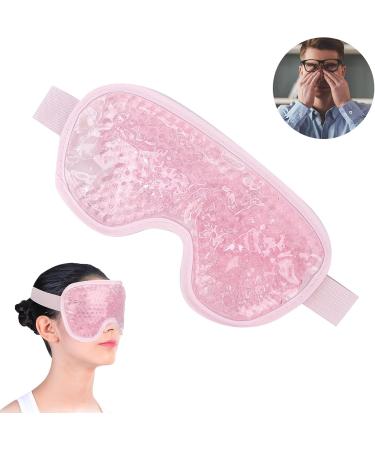 TITADONG Cooling Gel Bead Eye Patch for Kids Adults Reusable Hot Cold Compress Eye Pack Cover for Swelling Fatigue Relief Washable Easy to Clean Cold Eye Masks for Pink - Buy Online on GoSupps.com