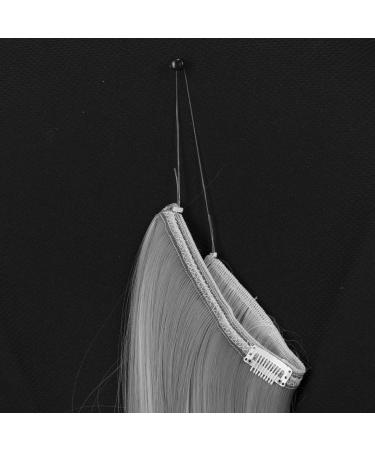 CAISHA 50cm Black Hair Extensions - 1 Weft Elastic Band Slightly Wavy Hairpiece E101-1 #1 for International Shipping - Buy Online on GoSupps.com