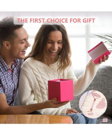 Buy GUGUG Rose Quartz Gua Sha Set & Jade Roller for Facial Massage | Reduce Eye Puffiness & Tighten Skin - Buy Online on GoSupps.com