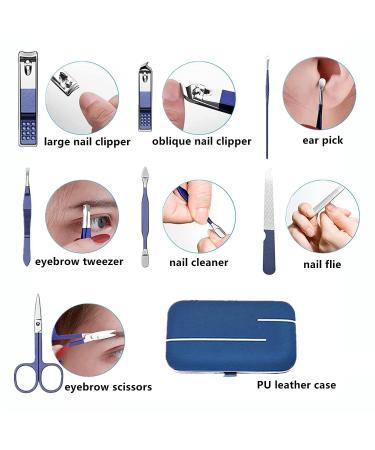 Premium Manicure Set for Men & Women | Portable Nail Clippers & Pedicure Tools | Grooming Kit | Perfect Gift for Husband & Friends - Buy Online on GoSupps.com